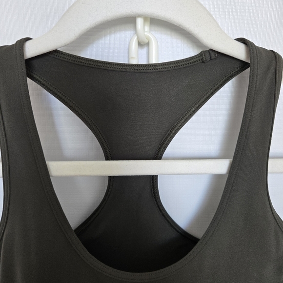 LULULEMON WOMEN'S 'COOL RACERBACK' TANK TOP OLIVE FATIGUE-GREEN (SIZE 8) - Picture 4 of 9